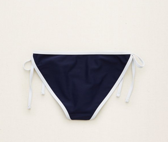 F4620 2 PCS Top Side Tie Bottom Swimwear